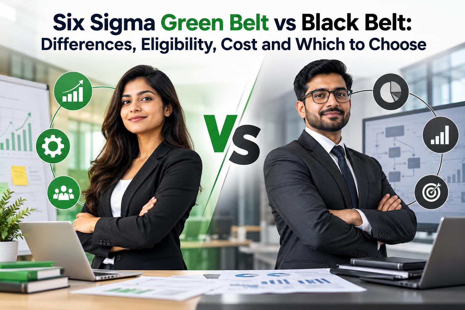 Six Sigma Green Belt vs Black Belt: Differences, Eligibility, Cost and Which to Choose